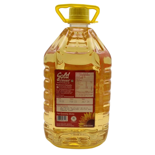 Gold Winner Refined Sunflower Oil 5L