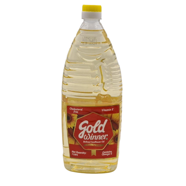Gold Winner Refined Sunflower Oil 1L