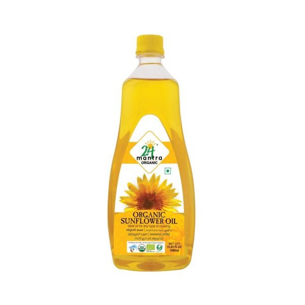24 Mantra Organic Sunflower Oil 1L