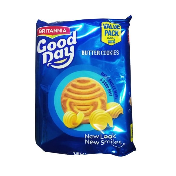 Britannia Good Day Cookies Butter Value Pack 81g x 8