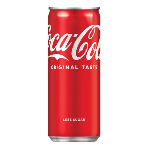 Coca-Cola Original Taste Less Sugar - Cans