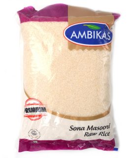 Ambikas Sona Masoori Raw Rice 5Kg