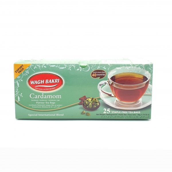 Wagh Bakri Cardamom Tea Bags 50g