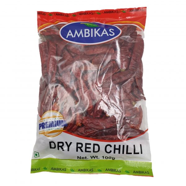Buy Ambikas: Online shopping Dry Red Chilli 100g in Singapore