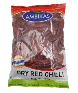 Buy Ambikas: Online shopping Dry Red Chilli 100g in Singapore