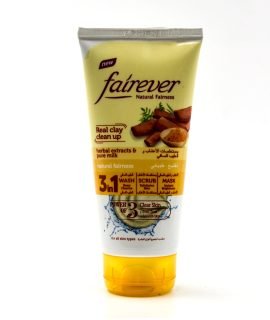 Fairever Natural Fairness Face Wash Herbal Extract n Pure Milk 125g