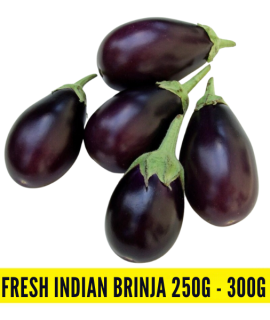 Fresh Indian Brinjal 250g-300g