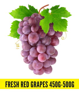 Fresh Red Grapes 450g-500g