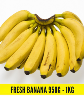 Fresh Yellow banana 950g-1kg