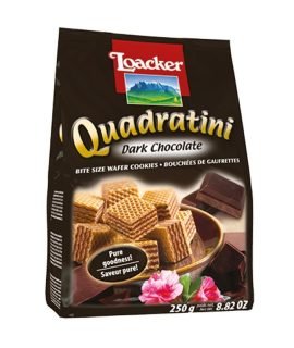 Loacker Quadratini Dark Chocolate 125g