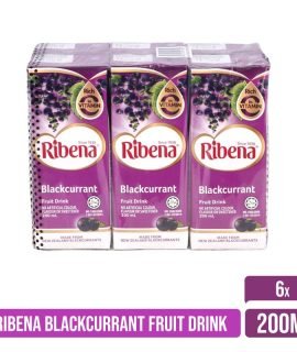 Ribena Blackcurrant Fruit Drink 200ml (Pack of 6)