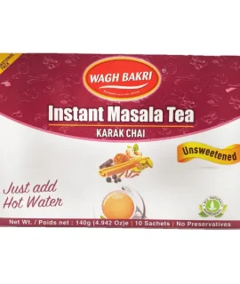 Buy Wagh Bakri Instant Masala Tea 2 in 1 Unsweetened 140g online in Singapore