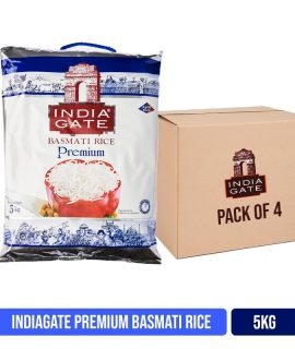 India Gate Premium Basmati Rice 5kg (Pack of 4)