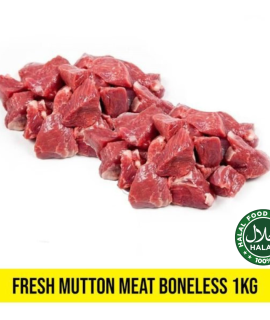 Fresh Mutton Meat Boneless 1kg