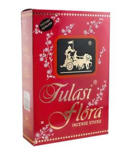 Tulasi Flora Incense Sticks Pack of 6 (25g Each)