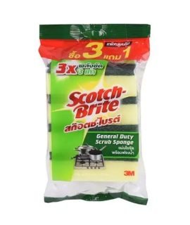 3M Scotch-Brite Scrub Sponges 3 in 1- Tough Clean