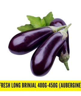 Fresh Long Brinjal 400g-450g (Aubergine)
