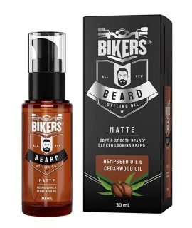 Bikers Beard Styling Oil Matte (Hempseed oil + Cedarwood Oil) 30ml