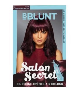 Bblunt High shine cream hair colour Wine Deep Burgundy 108g