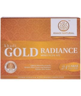 Khadi Herbal Gold Radiance Mini Facial Kit Box