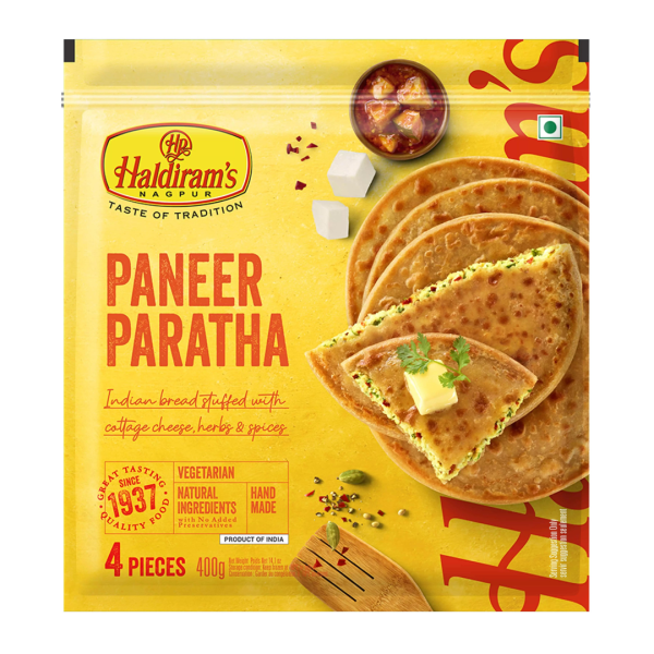 Haldiram’s Paneer Paratha (Frozen) 400g