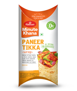 Haldiram’s Paneer Tikka Wrap (Frozen) 156g