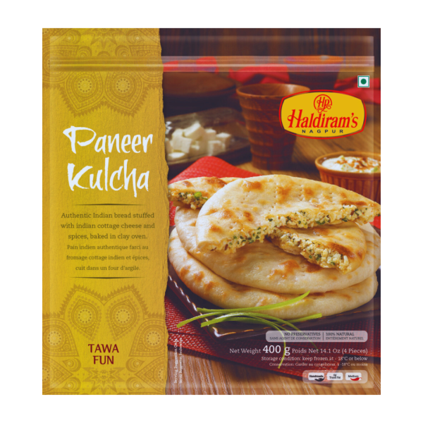 Haldiram's Paneer Kulcha (Frozen) 400g