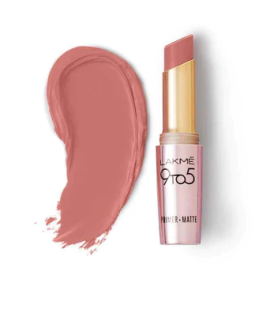 Lakme 9 to 5 Primer + Matte Lip Color MP7 Blushing Nude 3.6g