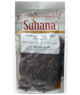 Suhana Dry Red Chilli Whole Stemless 100g