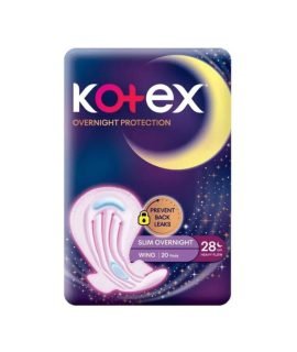 Kotex Over Night Wings 20 Pads (28Cm)