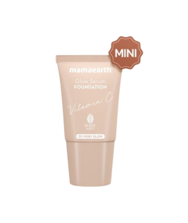 Mamaearth Glow Serum Foundation Mini Tube – Ivory Glow – 18ml