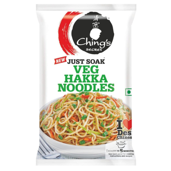 Ching's Just Soak Veg Hakka Noodles 600 gm