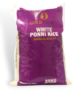 Gold Choice White Ponni Rice 25kg