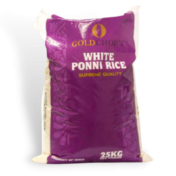 Gold Choice White Ponni Rice 25kg