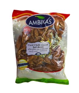 Ambikas Dry Curd Chilli Round 100g
