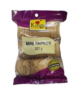 Kings Plain Mini Papads 200g