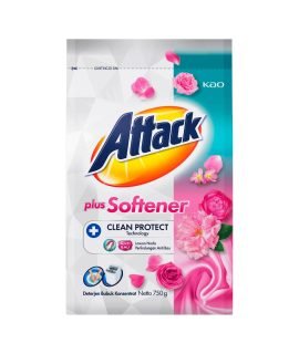 Attack Detergent Powder Plus Softner 750g
