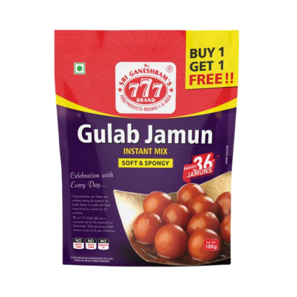 777 Gulab Jamun Mix (1+1) 180g in Singapore at Kiasumart