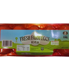 Fresh Farm White Egg 10s in Kiasumart at Singapore