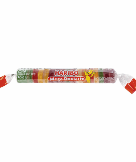 Haribo Rolls Fruit Gums 45g