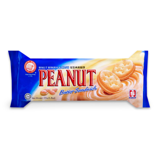 Hup Seng Peanut Butter Sandwich 135g in Singapore