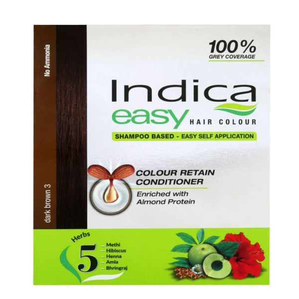Indica Easy Dark Brown 32.5ml - Hair color in Singapore