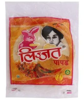 Lijjat Garlic Papad 200g
