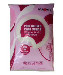 Maxwill Coarse Cane Sugar 1kg in Singapore good sugar at Kiasumart