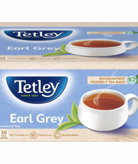Tetley Earl Grey Tea Bags 50s in Singapore at Kiasumart - Tetley is Best Tea