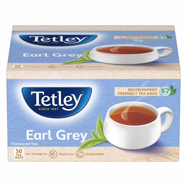 Tetley Earl Grey Tea Bags 50s in Singapore at Kiasumart - Tetley is Best Tea