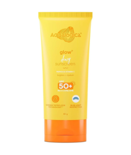 Aqualogica Glow+ Dewy Sunscreen SPF 50 PA++++ UVAB & Blue Light 80g