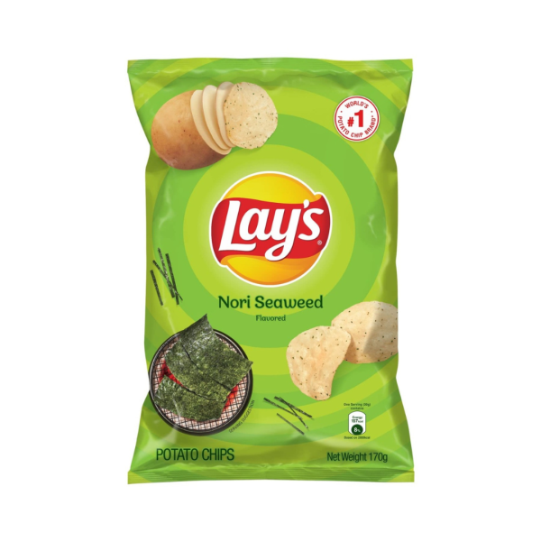 Lay's Seaweed Potato Chips Nori Seaweed 170g