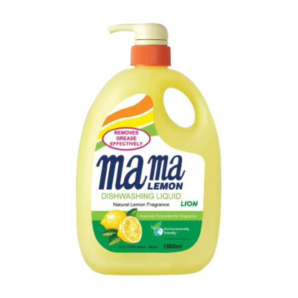 Mama Lemon Dishwashing Liquid Natural Lemon 1L