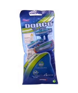 Dorco 4 Blade Strip Shaving Razor For Men